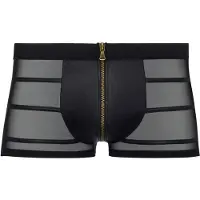 NEK Boxershorts med Blixtlås - Svart - L - Svart