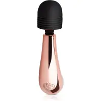 Huismerk - massagevibrator mini kurvad - roseguld