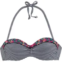 s.Oliver Bikiniöverdel blandade färger / svart / vit