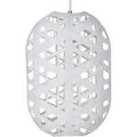 Forestier Taklampa , Capsule S, dimbara, Vit, Vardagsrum, Bambu, Design