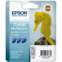 Epson T048 LC/LM/Y bläckpatron 3-pack (original)