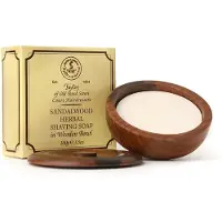 Taylor of Old Bond Street Sandalwood Shaving Soap Wooden Bowl