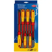 Knipex 19043 Skruvmejselset 6 Bitar