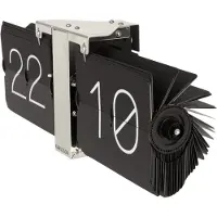 Karlsson Flip clock svart 36 x 8,5 x 14 cm bordsklocka KA5601BK