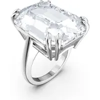 Swarovski Mesmera Cocktail Minimalistisk Mode Fyrkantig Diamantring Damringar Silver 5600855 52