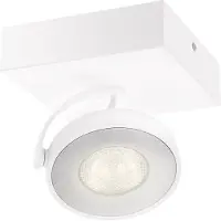 Philips WarmGlow LED Clockwork tak-/väggspotlight, Utanpåliggande spotlight, Glödlampan/-lamporna kan inte bytas ut, 1 lampor, LED, 4,5 W, 2700 K