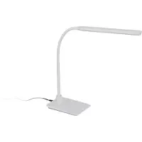 Eglo LAROA LED-bordslampa vit med flexarm