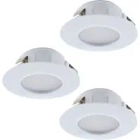 Eglo PINEDA INFÄLLD SET Ø78 3X4,9W 1380LM IP44 VIT