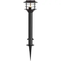 Markslöjd Garden 24 LED-väglampa Stolpe, höjd 45 cm, 3 W Pole, dimbar, Svart, Metall, Modern