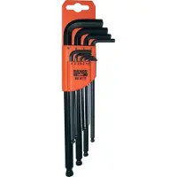 Bahco unbrako-nyckelsats, BE-9770