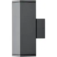 Konstsmide Monza Up & Down 7907-370 Utomhusväggbelysning Halogen GU10 70 W Antracit