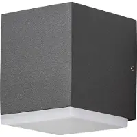 Konstsmide Monza 7990-370 LED-utomhusväggbelysning EEK: F (A - G) LED LED fast installerad 6 W Antracit