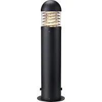 Markslöjd Garden 24 LED-väglampa Stolpe, höjd 60 cm Pole, dimbar, Svart, Aluminium / grå / zink, Modern
