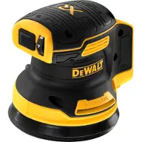 DeWalt DCW210NT-XJ, Excentrisk slipmaskin, Sort, Gul, 8000 rpm, 12000 rpm, 12,5 cm, Batteri medfølger ikke