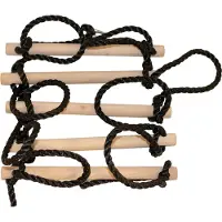 Nordic Play Repstge 5 steg med svart rep NORDIC PLAY (805-461)