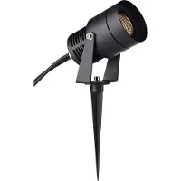 Markslöjd Garden 24 LED-spotlight, svart, 6 watt 24, dimbar, Svart, Aluminium / grå / zink, Modern