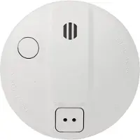 SOLAR PLUS Rökdetektor 230V med 9V batteribackup, sammankoppling upp till 38 rökdetektorer (9V-batteri medföljer)