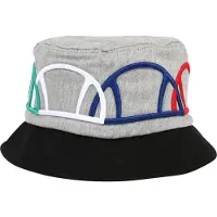 Ellesse Bucket Hat - Pinala - Gråmelerad/Svart m. Logotyper - - One Size - Bucket Hat