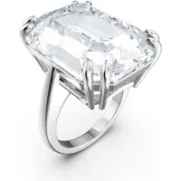 Swarovski Mesmera Cocktail Minimalistisk Mode Fyrkantig Diamantring Damringar Silver 5600855 55