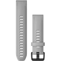 Garmin Quickfit 20mm pudergrå silikonarmband 010-12866-00