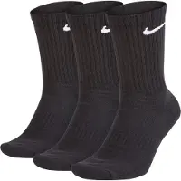 Nike Strumpor Value Cotton Crew 3-pack - Vit, storlek S: 34-38