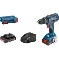 Bosch Powertools Bosch Professional GSB 18V-28 sladdlös borrskruvdragare, 18 volt, blå/svart, 2x 2.0Ah Li-ion i L-BOXX