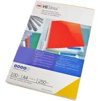 GBC Inbindningsomslag A4 250 gram vit | CE020070 HiGloss 100st