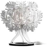 Slamp Bordslampa , FIORELLA, Vit, Vardagsrum, Plast, Design