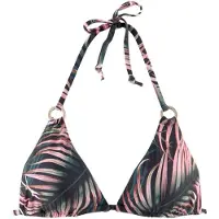 LASCANA Bikiniöverdel grön / rosa / svart