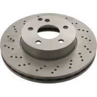 FEBI BILSTEIN Bromsskiva 30552 fram, ventilerad, perforerad, 1 Stycke