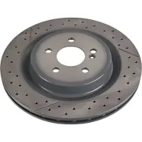 FEBI BILSTEIN Bromsskiva 107722 bak, ventilerad, slits, höggradigt förkolnad, 1 Stycke