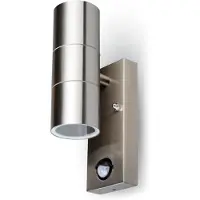 V-TAC VT-7622PIR 7503 LED-utomhusväggbelysning LED GU10 0.5 W Rostfritt stål
