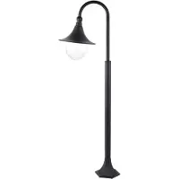 Rabalux Konstanz 8247 pelarlampa, svart, IP44