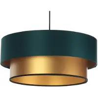 Maco Design Hänglampa Dorina , dimbar, Grön, Vardagsrum / matsal, Syntetmaterial, Modern, Pendellampa