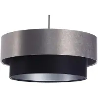 Maco Design Hänglampa Dorina , dimbar, Aluminium / grå / zink, Vardagsrum / matsal, Syntetmaterial, Modern, Pendellampa