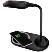 Platinet PDL1930B LED-bordslampa 3W dimbar, trådlös laddning, svart