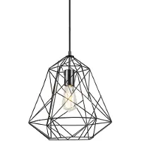 QAZQA Industriell pendellampa svart - Framework Basic