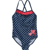 Playshoes Baddräkt marinblå / röd / vit