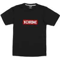 Chrome Horizontal Red Logo T-shirt Med Korta ärmar
