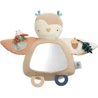 Sebra Aktivitetsspegel - Ugglan Blinky - Maple Beige - - One Size - Aktivitetsleksaker