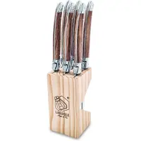 Laguiole Grillknivar Wood Set/6