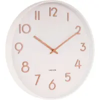 Karlsson Pure large 60 cm vit väggklocka KA5810WH
