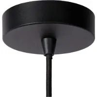 Lucide Hänglampa Lester, dimbar, Svart, Vardagsrum / matsal, Metall, Modern, Pendellampa