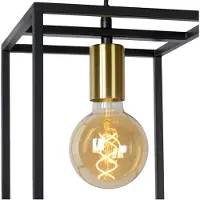 Lucide Hänglampa Ruben, dimbar, Svart, Vardagsrum / matsal, Metall, Modern, Pendellampa