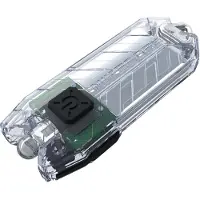 Nitecore Tube 2.0 - transparent NC-TUBE2.0-TRANS LED Ficklampa med nyckelring Uppladdningsbara batteri 55 lm 10 g