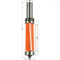 Cmt Kopieringsfräs ; S=12 mm; D=19 mm; med kullager