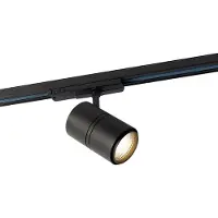 QAZQA Modern dimbar 3-fas skenspole svart inkl. LED 3000K - Ruler 38