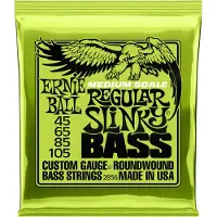 Ernie Ball 2856 Regular Slinky Nickel Wound Medium Scale Bass Strings 45-105 Basgitarrsträngar
