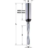 Cmt Borr för trä 311.080.21; 8 mm; höger