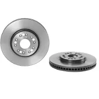 Brembo Bromsskiva 9840211 fram, ventilerad, 1 Stycke